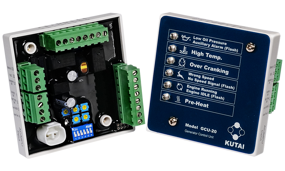 GCU-20 Engine and Generator Controller with annunciator output